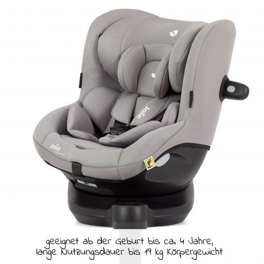 joie - Reboarder-Kindersitz i-Spin 360 R i-Size - ab Geburt - 4 Jahre  (40-105 cm) - Gray Flannel 