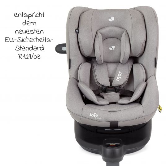 joie Reboarder child seat i-Spin 360 R i-Size - from birth - 4 years (40-105 cm) - Gray Flannel