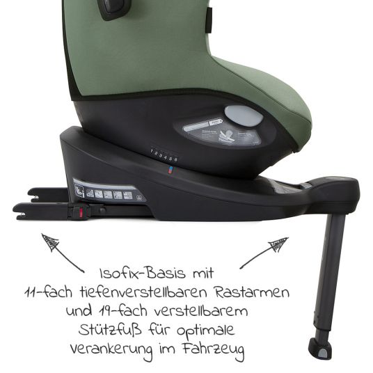 joie Reboarder child seat i-Spin 360 R i-Size - from birth - 4 years (40-105 cm) + accessory pack - Laurel