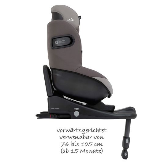 joie Reboarder-Kindersitz i-Venture R i-Size - ab Geburt - 4 Jahre (40-105 cm) - Dark Pewter