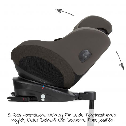 joie Reboarder child seat i-Venture R i-Size - from birth - 4 years (40-105 cm) - Ember