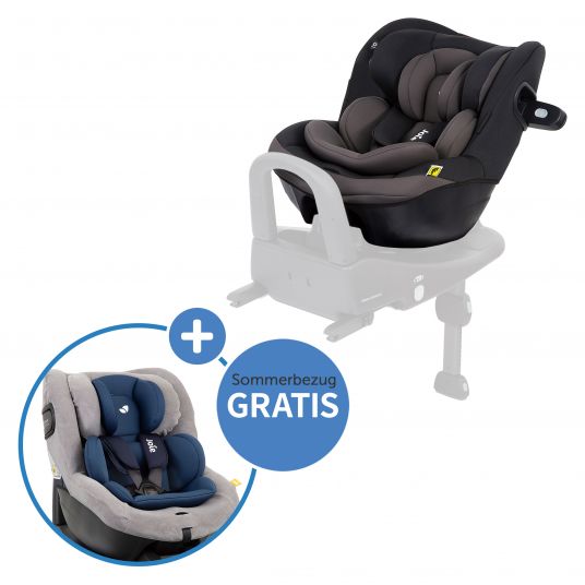 joie Reboarder-Kindersitz i-Venture R i-Size - ab Geburt - 4 Jahre (40-105 cm) & gratis Sommerbezug - Ember