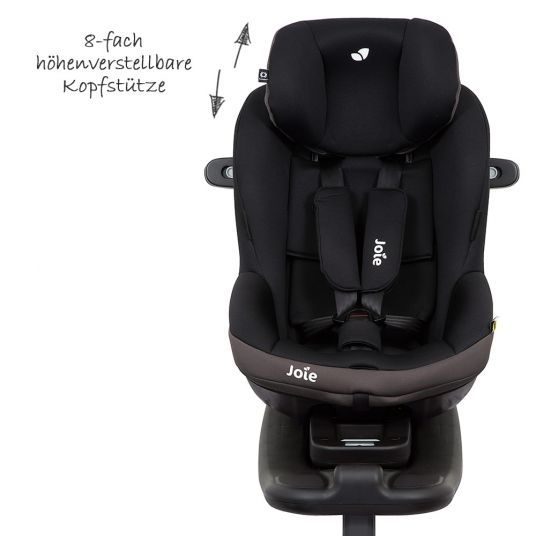 joie Reboarder-Kindersitz i-Venture R i-Size - ab Geburt - 4 Jahre (40-105 cm) & gratis Sommerbezug - Ember