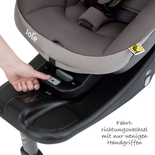 joie Reboarder-Kindersitz i-Venture R i-Size - ab Geburt - 4 Jahre (40-105 cm) inkl. Auto - Organizer - Dark Pewter