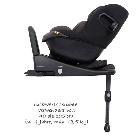 joie Reboarder-Kindersitz i-Venture R i-Size - ab Geburt - 4 Jahre (40-105 cm) inkl. Auto - Organizer - Ember