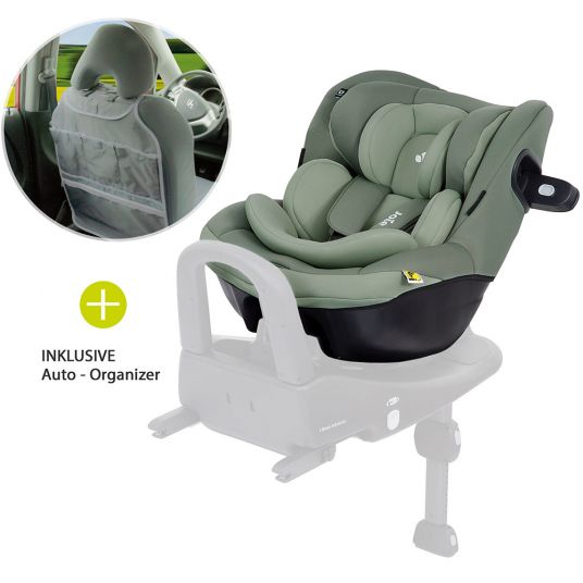 joie Reboarder-Kindersitz i-Venture R i-Size - ab Geburt - 4 Jahre (40-105 cm) inkl. Auto - Organizer - Laurel
