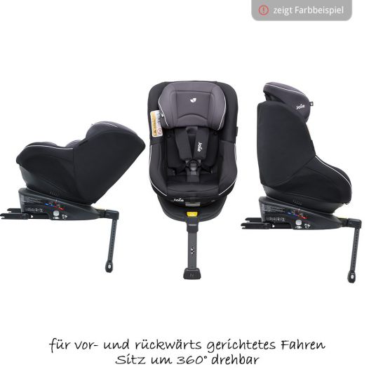 joie Reboarder-Kindersitz Spin 360° - Dark Pewter