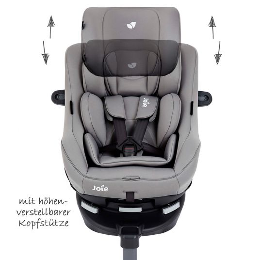 joie Reboarder child seat Spin 360 GT - Group 0+/1 - from birth - 4 years (from birth-18 kg) - Gray Flannel