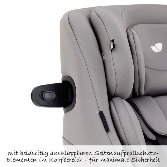 joie Reboarder-Kindersitz Spin 360 GT - Gruppe 0+/1 - ab Geburt - 4 Jahre (ab Geburt-18 kg) - Gray Flannel