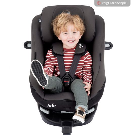 joie Reboarder-Kindersitz Spin 360 GT - Gruppe 0+/1 - ab Geburt - 4 Jahre (ab Geburt - 18 kg) mit Isofix-Basis inkl. Auto - Organizer - Deap Sea