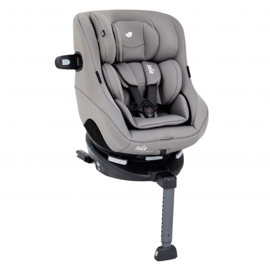 joie Reboarder-Kindersitz Spin 360 GT - Gruppe 0+/1 - ab Geburt - 4 Jahre (ab Geburt - 18 kg) inkl. Auto - Organizer - Gray Flannel