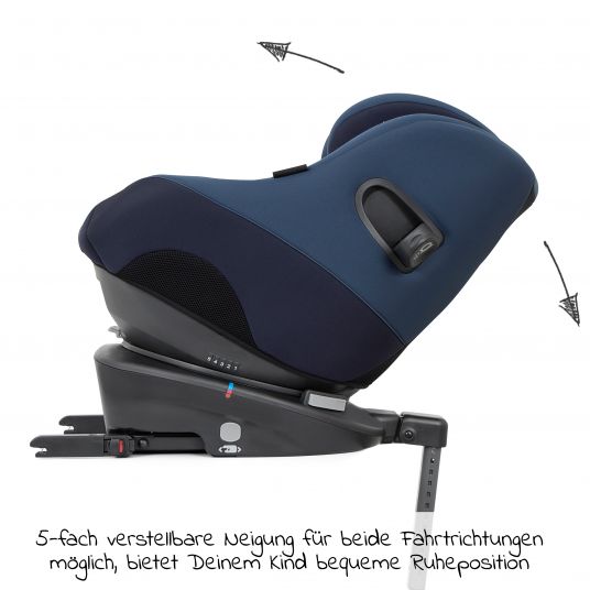 joie Reboarder child seat Spin 360 GT - Group 0+/1 - from birth - 4 years (from birth-18 kg) - Deep Sea