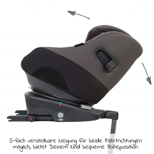 joie Reboarder child seat Spin 360 GT - Group 0+/1 - from birth - 4 years (from birth-18 kg) - Ember