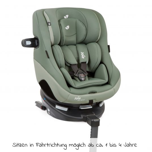 joie Reboarder-Kindersitz Spin 360 GT - Gruppe 0+/1 - ab Geburt - 4 Jahre (ab Geburt - 18 kg) mit Isofix-Basis - Laurel