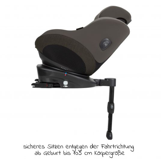 joie Reboarder child seat Spin 360 Gti i-Size from birth - 4 years ( 40-105 cm) - Cobblestone