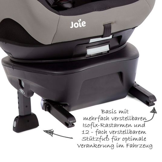 joie Reboarder child seat SpinSafe - Black Pepper