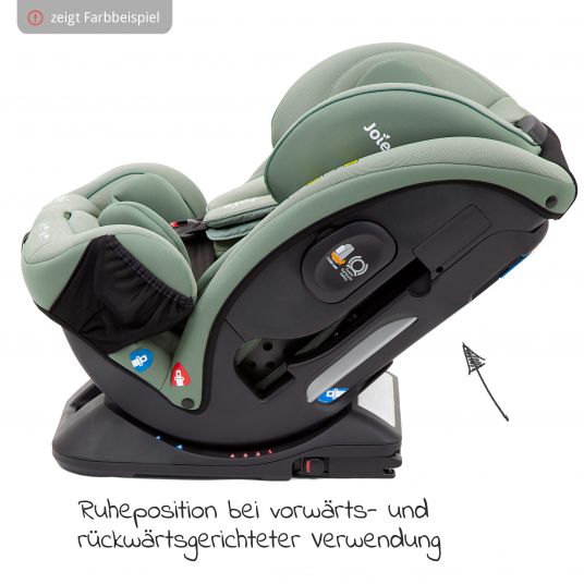 joie Reboarder-Kindersitz Verso Gruppe 0+/1/2/3 - ab Geburt - 12 Jahre (ab Geburt - 36 kg) inkl. Auto - Organizer - Slate