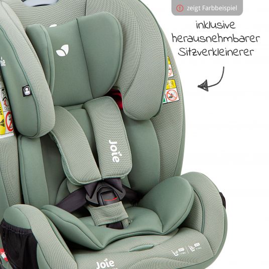 joie Reboarder-Kindersitz Verso Gruppe 0+/1/2/3 - ab Geburt - 12 Jahre (ab Geburt - 36 kg) inkl. Auto - Organizer - Slate