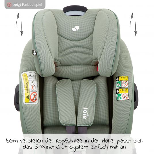 joie Reboarder-Kindersitz Verso Gruppe 0+/1/2/3 - ab Geburt - 12 Jahre (ab Geburt - 36k g) mit Isofix inkl. Auto - Organizer - Ember