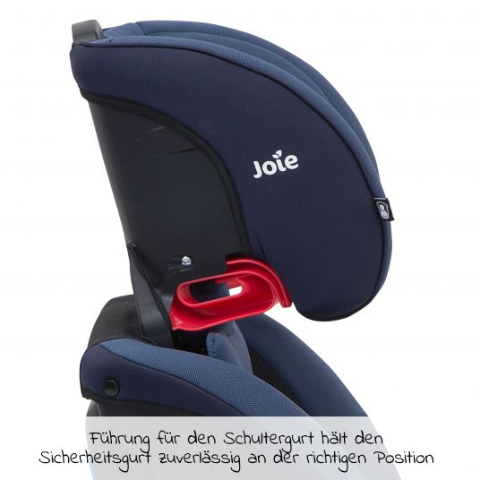 joie Reboarder-Kindersitz Verso Gruppe 0+/1/2/3 - ab Geburt - 12 Jahre (ab Geburt - 36kg) mit Isofix - Deep Sea