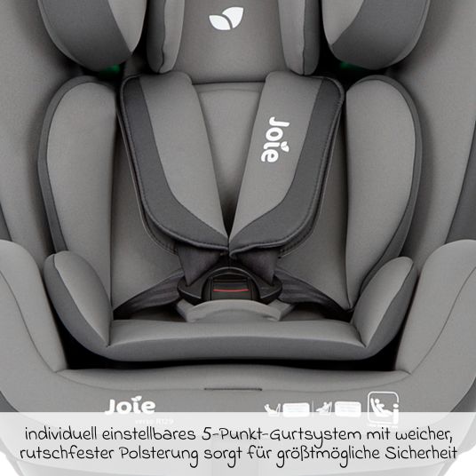 joie Reboarder-Kindersitz Verso R129 ab Geburt - 12 Jahre (40 cm - 145 cm) - Cobblestone