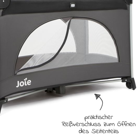 joie Travel cot Allura 120 from birth-15 kg incl. padded insert & bassinet - Enber