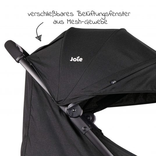 joie Reisebuggy Pact mit nur 6 kg inkl. Transporttasche, Adapter & Regenschutz - Ember