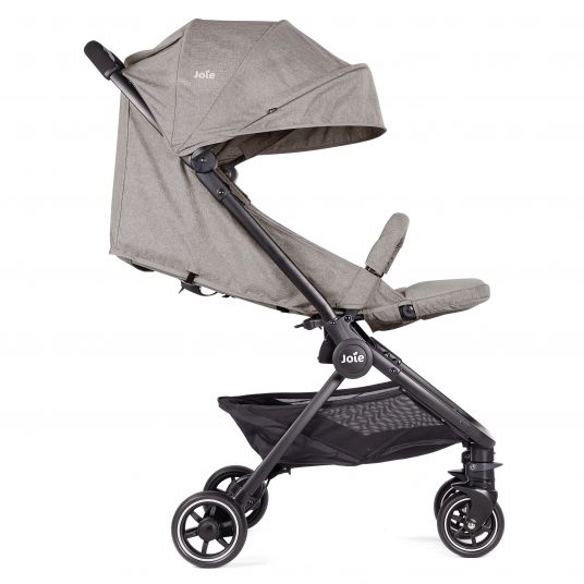 joie Travel buggy Pact with only 6 kg incl. transport bag, adapter & rain cover - Gray Flannel