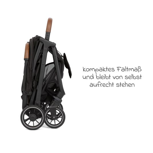 joie Travel buggy & pushchair Pact Pro up to 22 kg load capacity with reclining position only 6.3 kg light incl. transport bag, adapter & ratchet protection - Shale