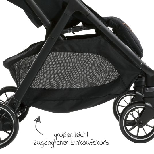 joie Travel buggy & pushchair Parcel up to 22 kg load capacity only 6.9 kg light with reclining function incl. rain cover, adapter & carry bag - Signature - Eclipse