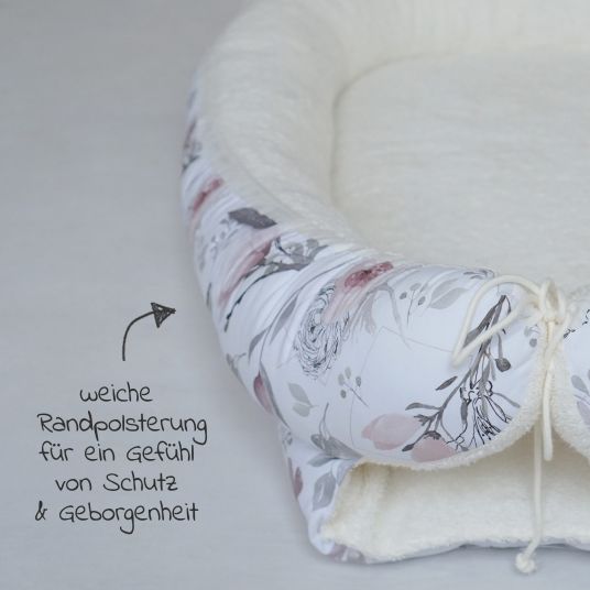 JONALEE. Baby Nest / Cuddle Nest - Magnolia - Terry - Cream