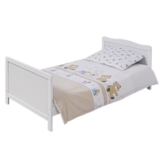 jonka complete bed Mona white 70 x 140 cm - play bear