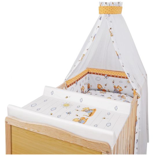 jonka Wrapping board white with overlay - Honey bear - Beige