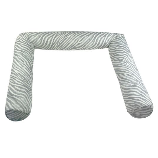 joyfill Nestchenschlange Hohlfaser 180 cm - Zebra - Grau Weiß