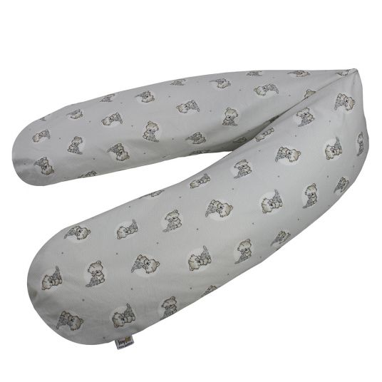 joyfill Nursing pillow Flexofill Midi 170 cm - Cuddly Bear - Grey Beige