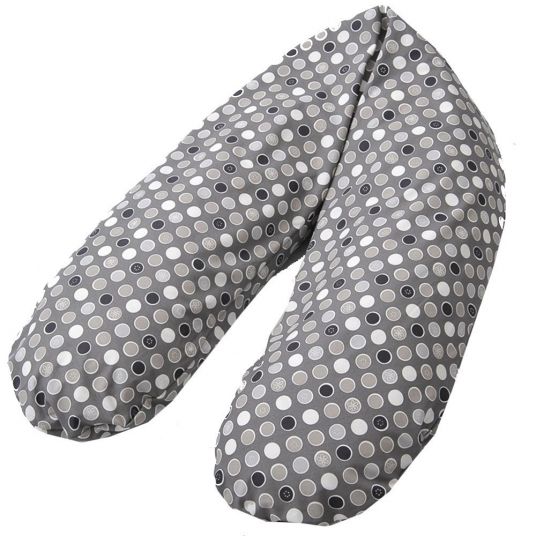 joyfill Nursing cushion Flexofill Midi 170 cm - Dots Grey