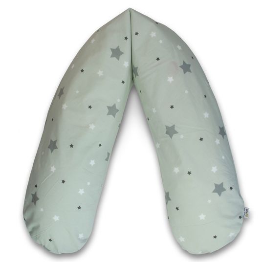joyfill Nursing cushion Flexofill Midi 170 cm - Shining Stars - White