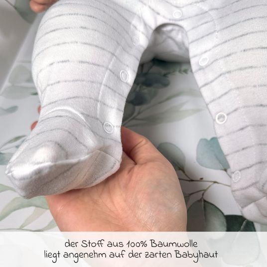 Julius Zöllner Baby crib mattress Baby Soft 60 x 120 cm incl. 2 fitted sheets + FREE romper & shirt - Let`s have a party