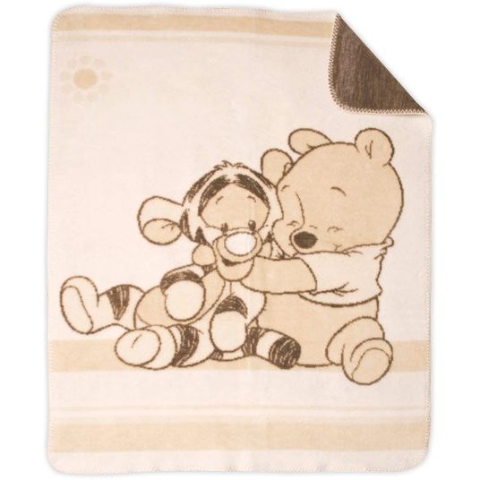 Julius Zöllner Cotton blanket 75 x 100 cm - Pooh & Tigger