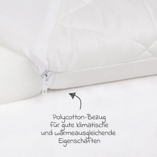 Julius Zöllner Additional bed & cradle mattress Allegro foldable 90 x 50 cm