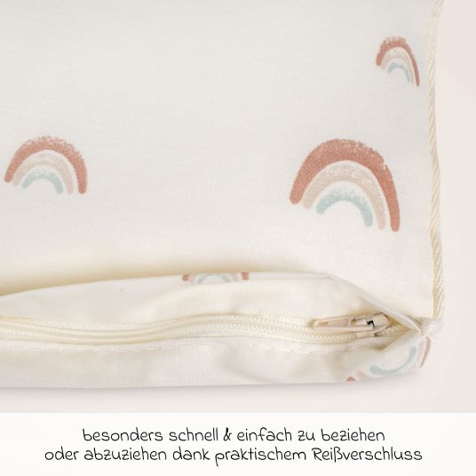 Julius Zöllner Organic bed linen 100 x 135 / 40 x 60 cm - Rainbow