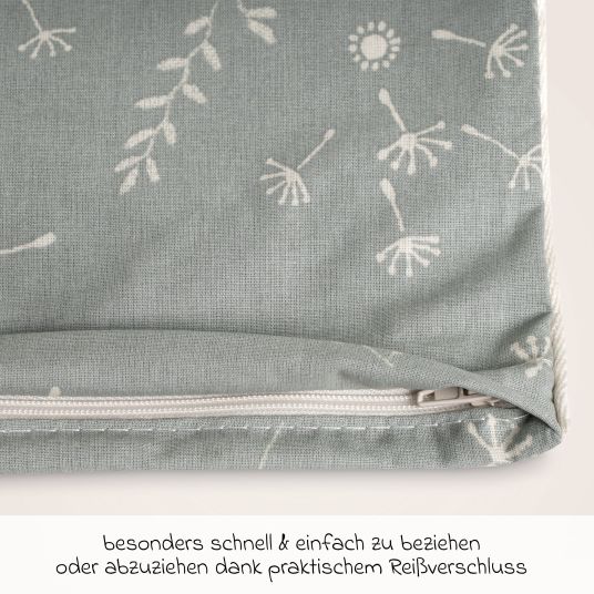 Julius Zöllner Organic bed linen 100 x 135 / 40 x 60 cm - Wildflower