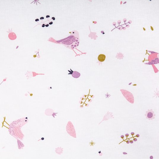 Julius Zöllner Maglia - Bacche e uccelli rosa - Taglia 80 cm