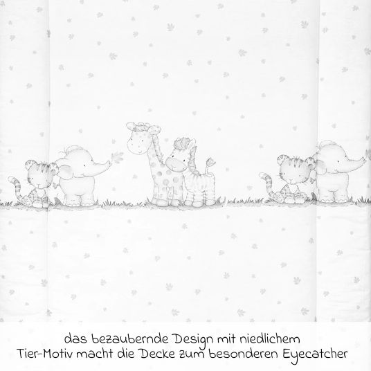 Julius Zöllner Coperta per bambini 95 x 135 cm - Jungle Gang