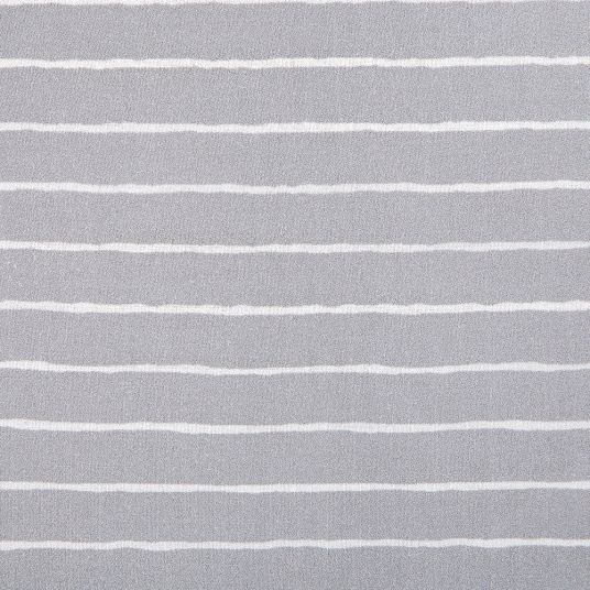 Julius Zöllner Kuscheldecke Jersey 70 x 100 cm - Grey Stripes