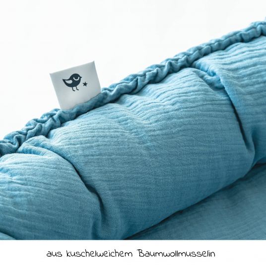Julius Zöllner Cuddle Nest NIDO Muslin - Blue