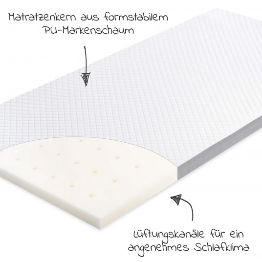 Julius Zöllner Travel mattress Travelsoft Premium - rollable