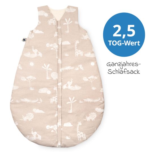 Julius Zöllner Schlafsack Organic wattiert - Jungle Dream - Gr. 70