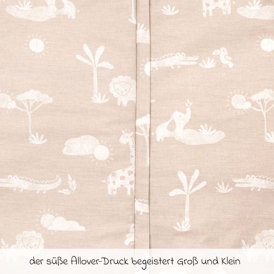 Julius Zöllner Schlafsack Organic wattiert - Jungle Dream - Gr. 70