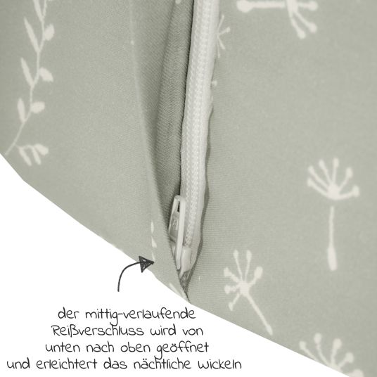 Julius Zöllner Schlafsack Organic wattiert - Wildflower - Gr. 70